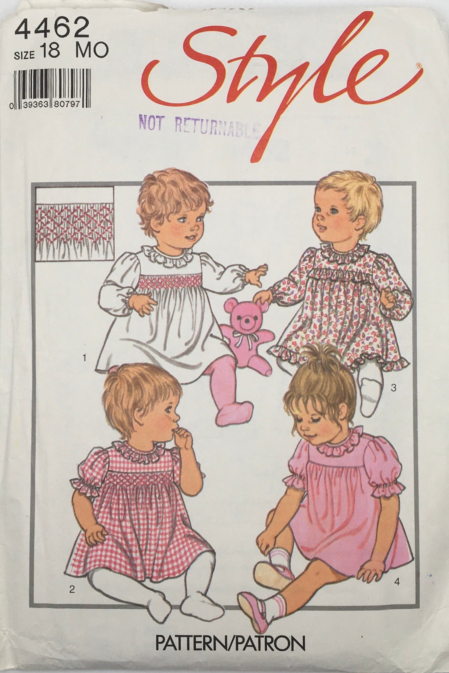 1986 Vintage Sewing Pattern: Style 4462 – Vintage Stitch Australia